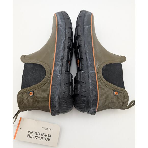 Bogs Digger Slip On Rubber Waterproof Boots Men's Olive Green Size US8 EU41 - Picture 9 of 11